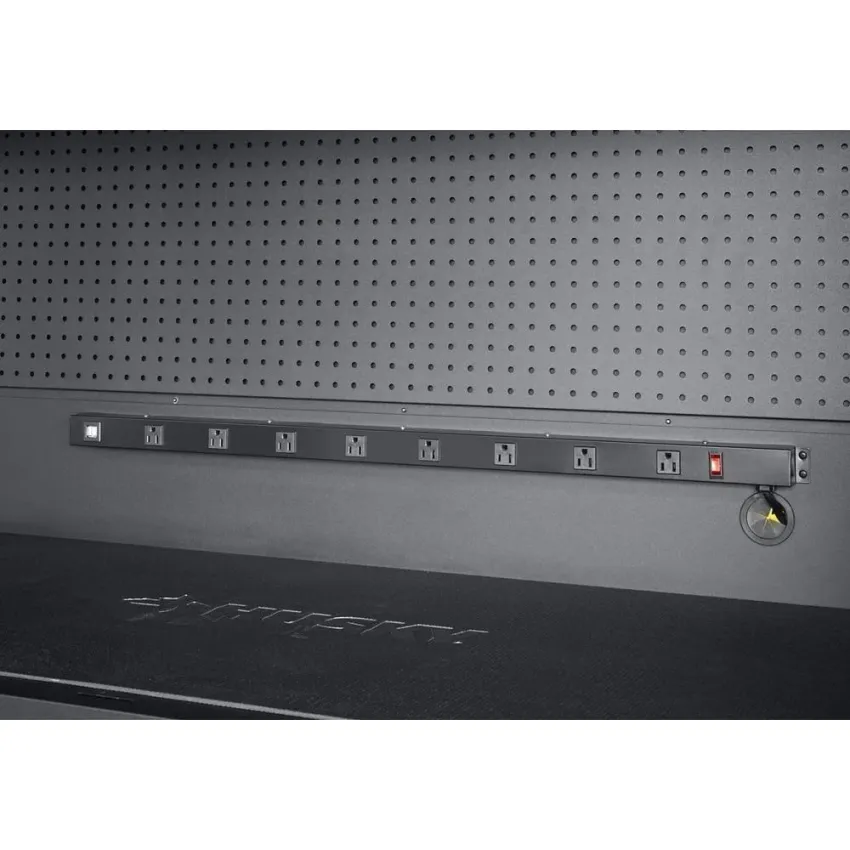 80 in. W 10-Drawer, Deep Combination Tool Chest and Rolling Cabinet Set in Matte Black (3-Piece)