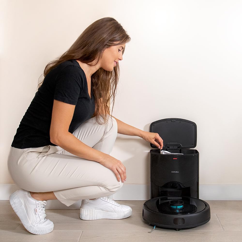 Cecotec Robot Aspirador con Navegación Láser y Base Autovaciado Conga 8290 Immortal Ultra Power Home Genesis T