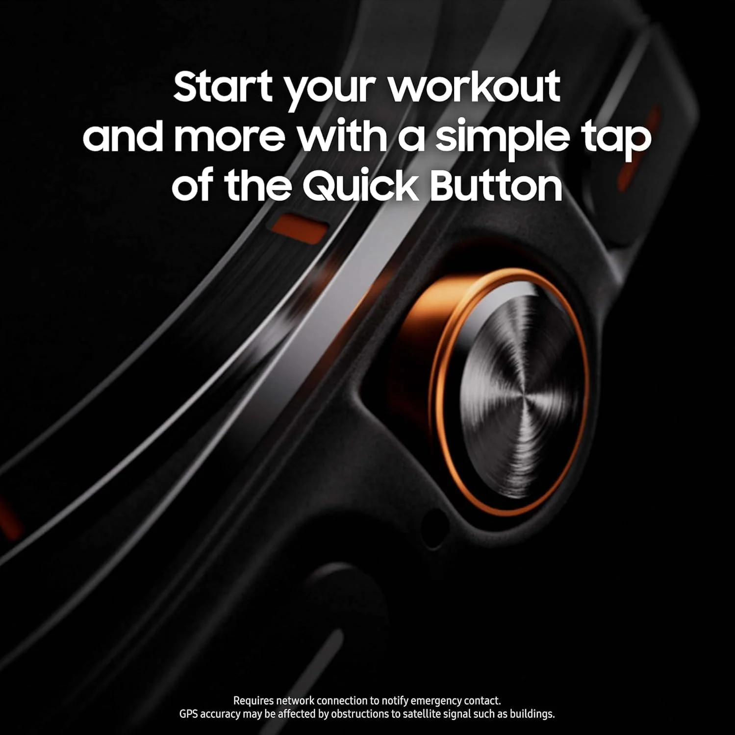 Samsung Galaxy Watch Ultra 47mm LTE AI Smartwatch Titanium Silver with Orange Band (Renewed)