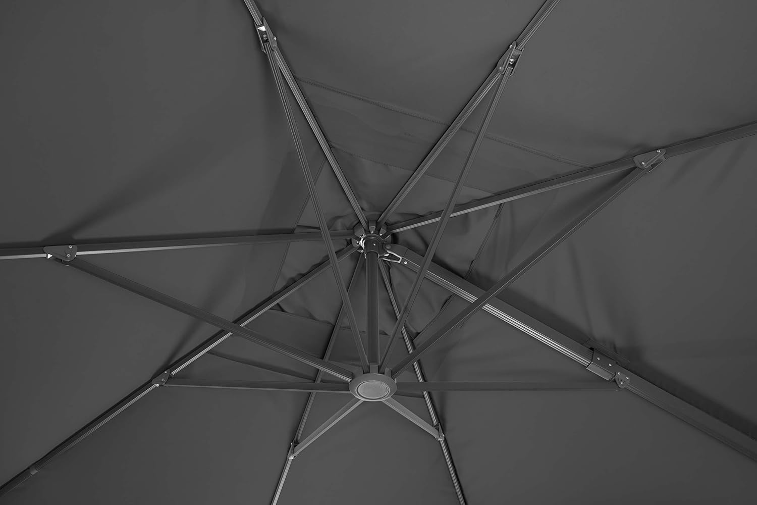 Schneider 2025 Rhodes Grande Parasol Approx. 400 x 300 cm Anthracite