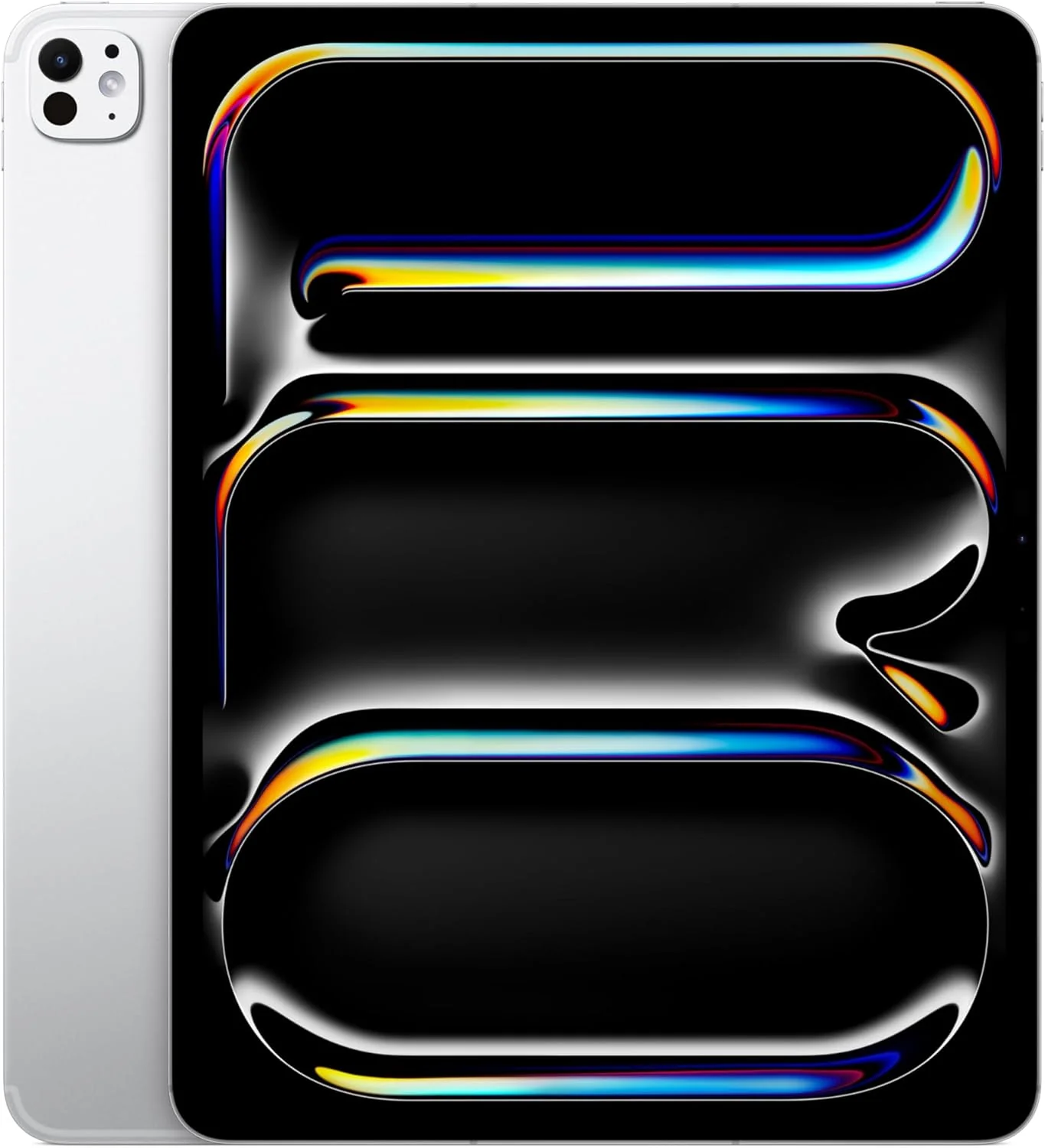 Apple iPad Pro 13-inch (M5): Ultra Retina XDR Display, 1TB, 12MP Front/Back Camera, LiDAR Scanner, Wi-Fi 7 with Apple N1 + 5G Cellular with C1X chip, Face ID, All-Day Battery Life — Silver