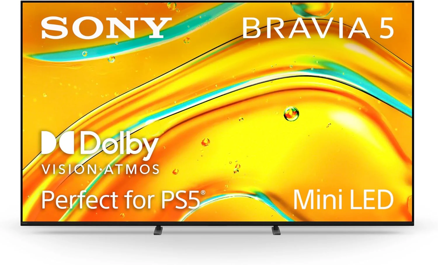 Sony BRAVIA 5 85 Inch TV, Mini LED, 4K Smart Google TV, XR Processor with AI Technology,120hz Television with Dolby Vision/Atmos, Exclusive Features for PlayStation®5, K-85XR50, 2025 Model