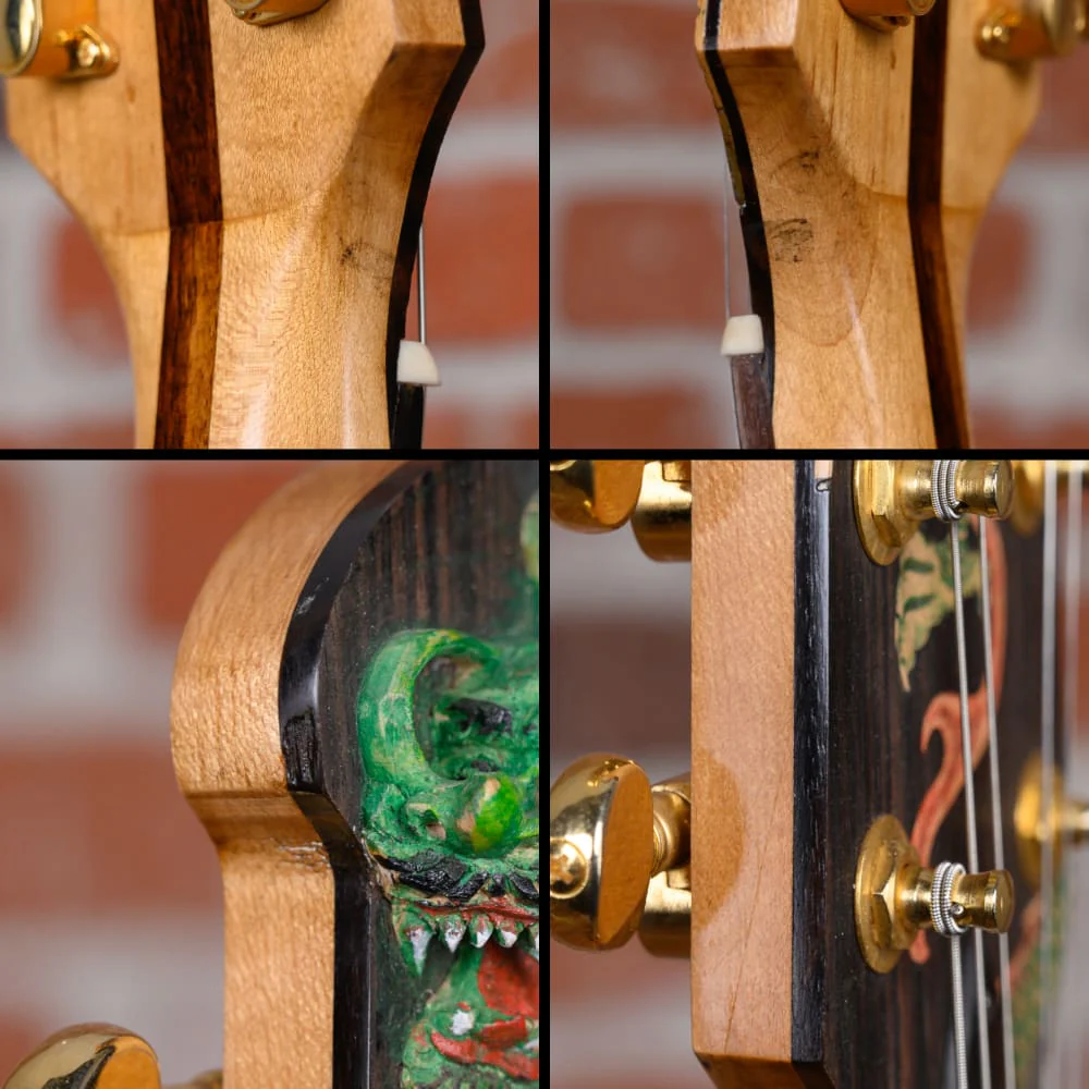 Blueberry Semi-Hollow Dragon Natural 2022 w/Gigbag