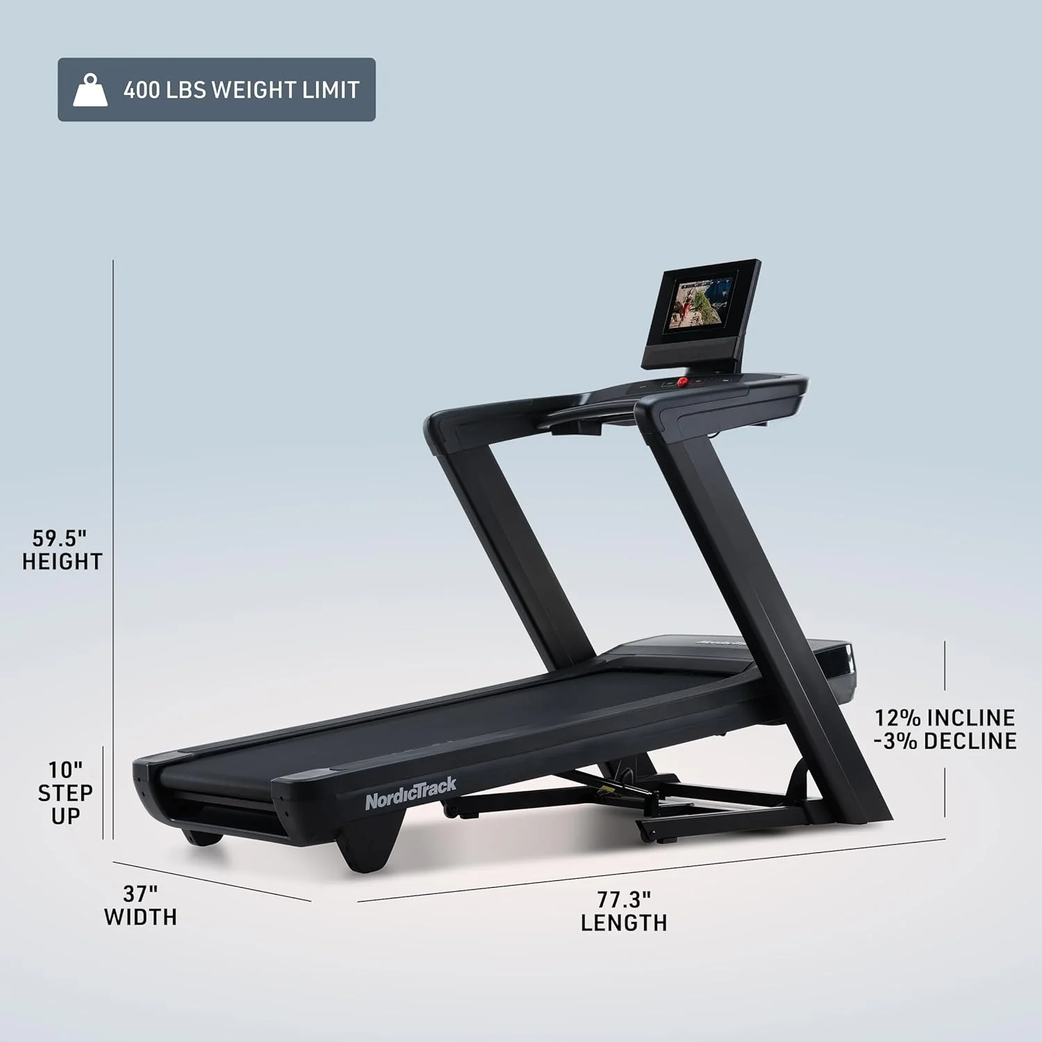 NordicTrack Commercial Series: Premium Foldable Treadmills, Incline & Decline, iFIT Membership Required to Access iFIT Content & Features