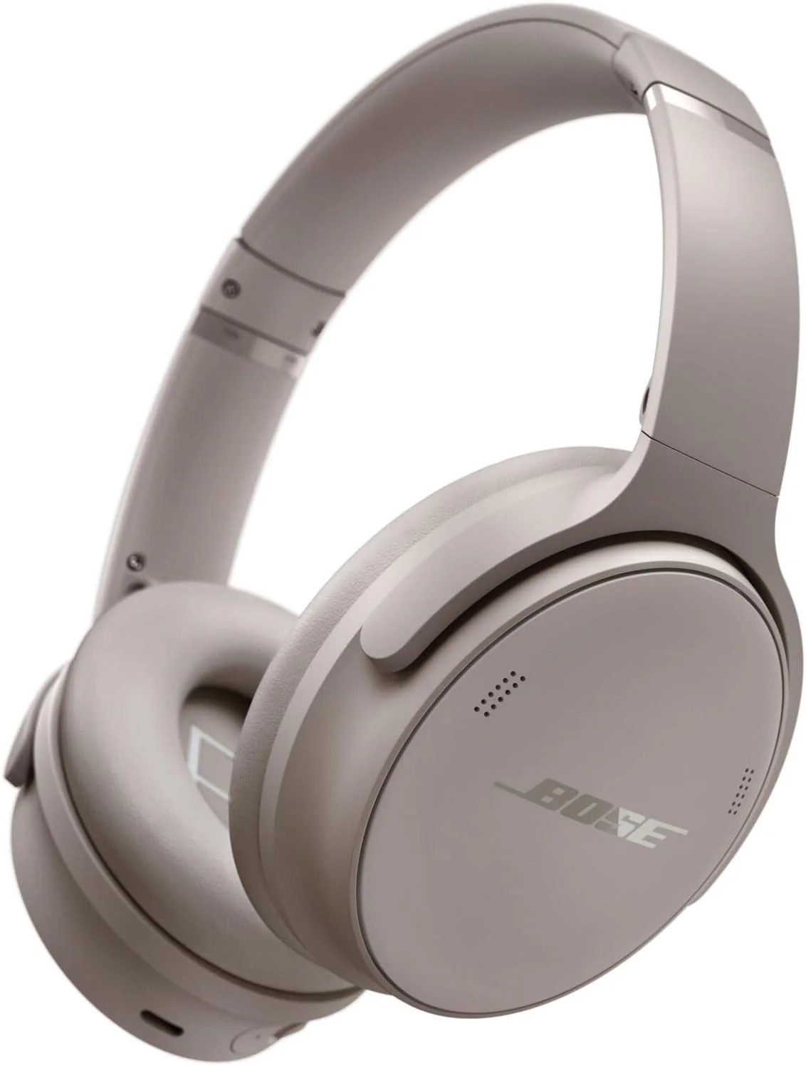 Bose QuietComfort Headphones - Wireless Bluetooth Headphones, Active Over Ear Noise Cancelling and Mic, USB-C Charging, Deep Bass, Up to 24 Hours of Playtime, Black