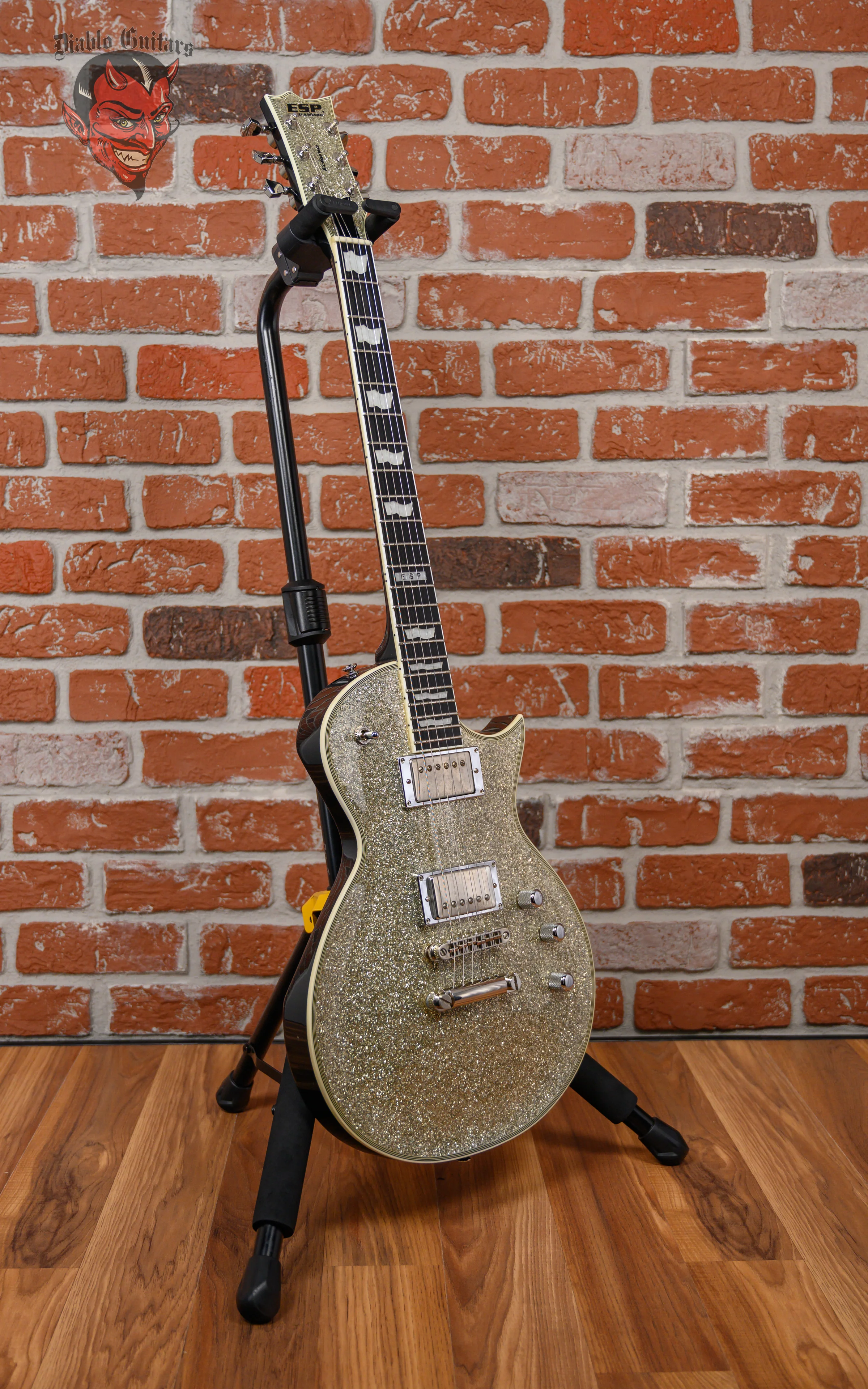 ESP Standard Eclipse-II Silver Sparkle 2013 w/OHSC