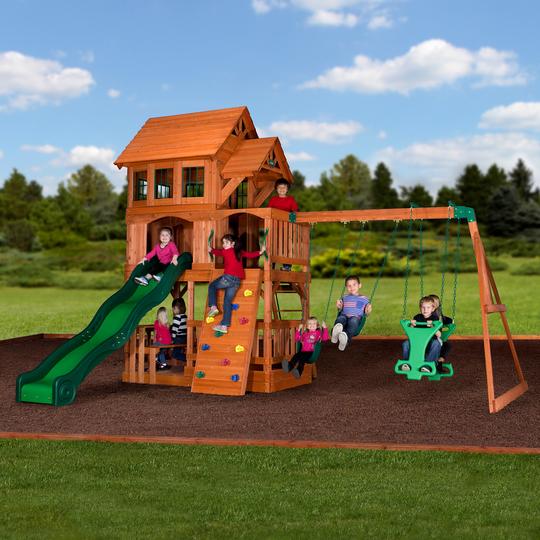 Liberty II Wooden Swing Set