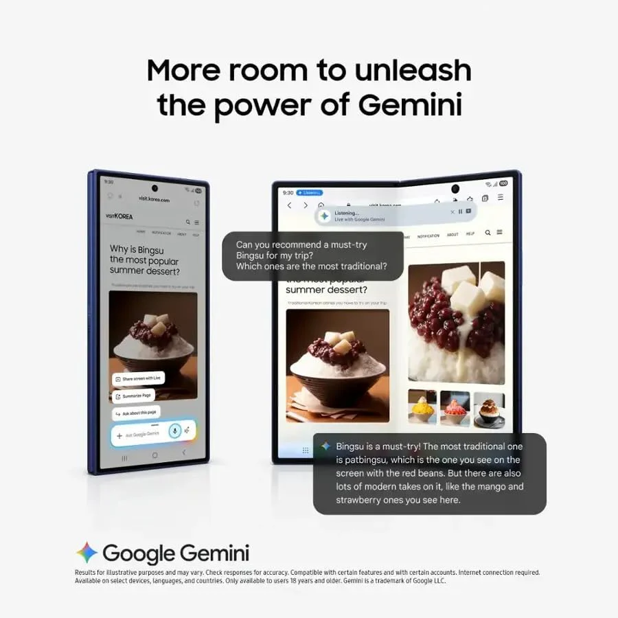 Samsung Galaxy Z Fold7 Cell Phone, 512GB AI Smartphone, Unlocked Android, AI Photo Edits, Large Screen, Long Battery Life, 2025, US 1 Yr Manufacturer Warranty, JetBlack