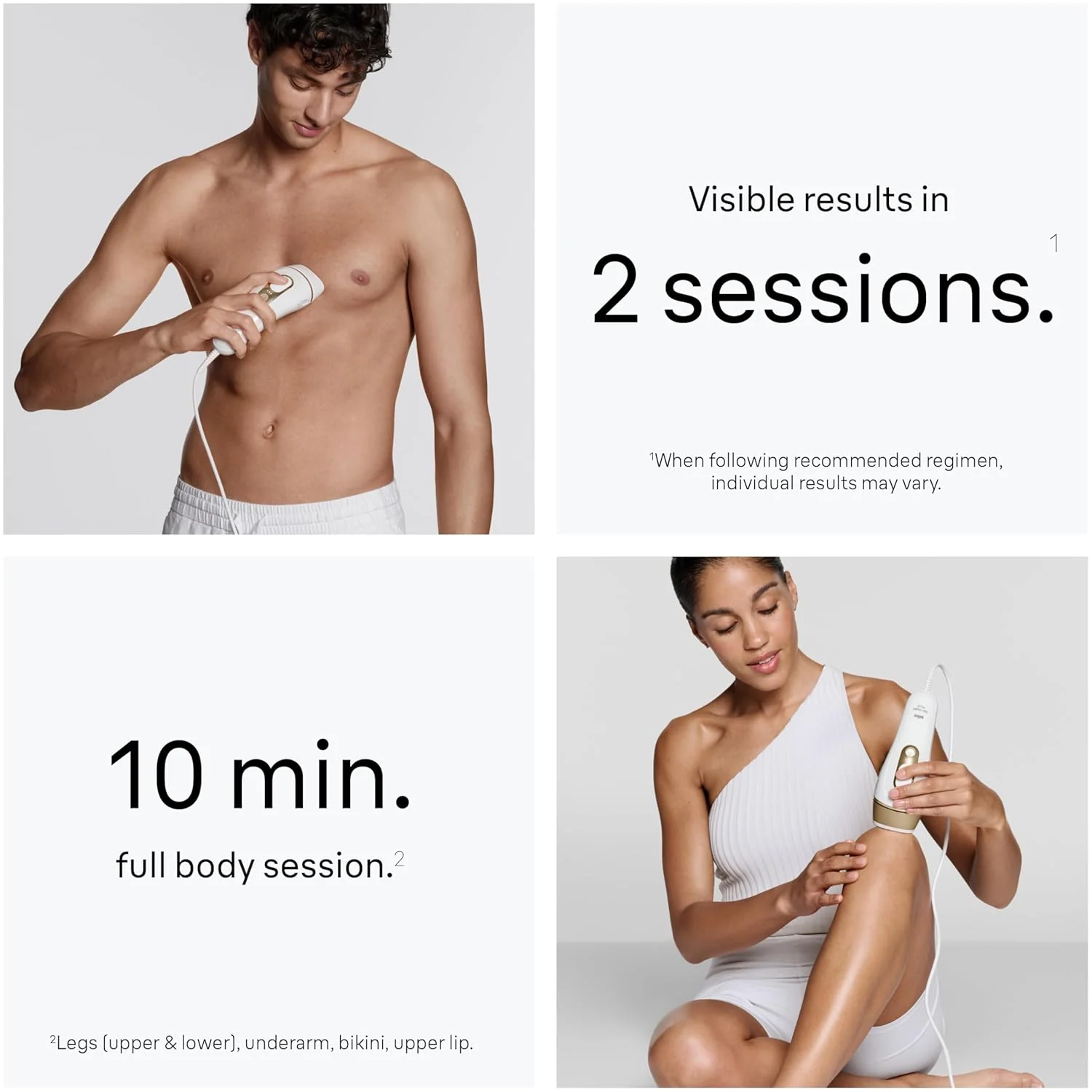 Braun Smart IPL, Silk·Expert Pro 5: at Home Laser Hair Removal for Women and Men, Permanent Visible Hair Reduction in Hair Regrowth for Body & Face, Wide Head and Two Precision Heads, IPL5347