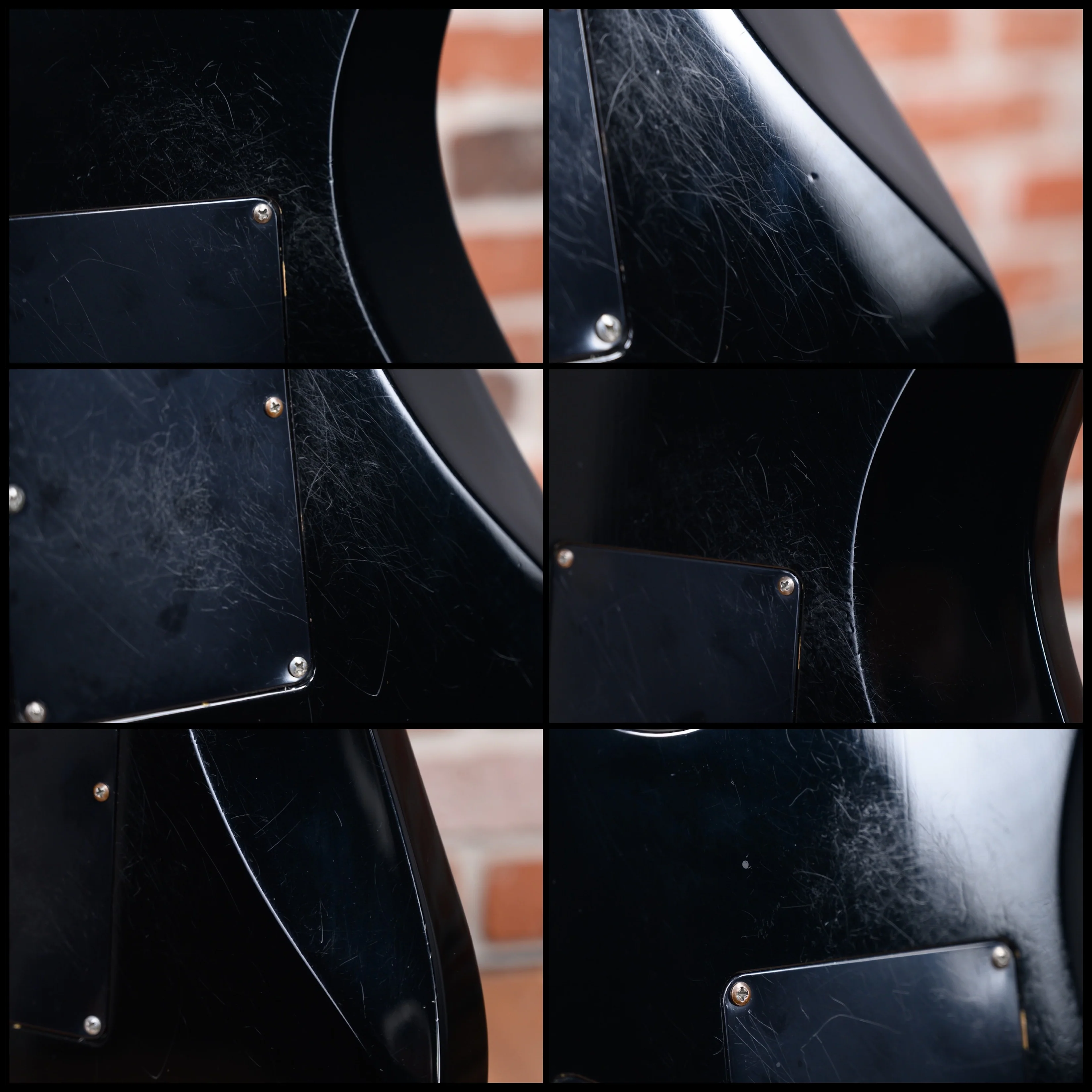 ESP M-1 Custom Pre Lawsuit Headstock Black 1987 w/OHSC