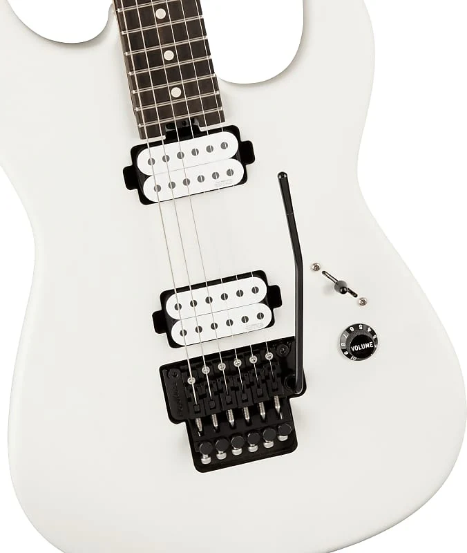 Charvel Jim Root Signature Pro-Mod San Dimas Style 1 HH FR E Satin White 2022 w/ Softshell Case