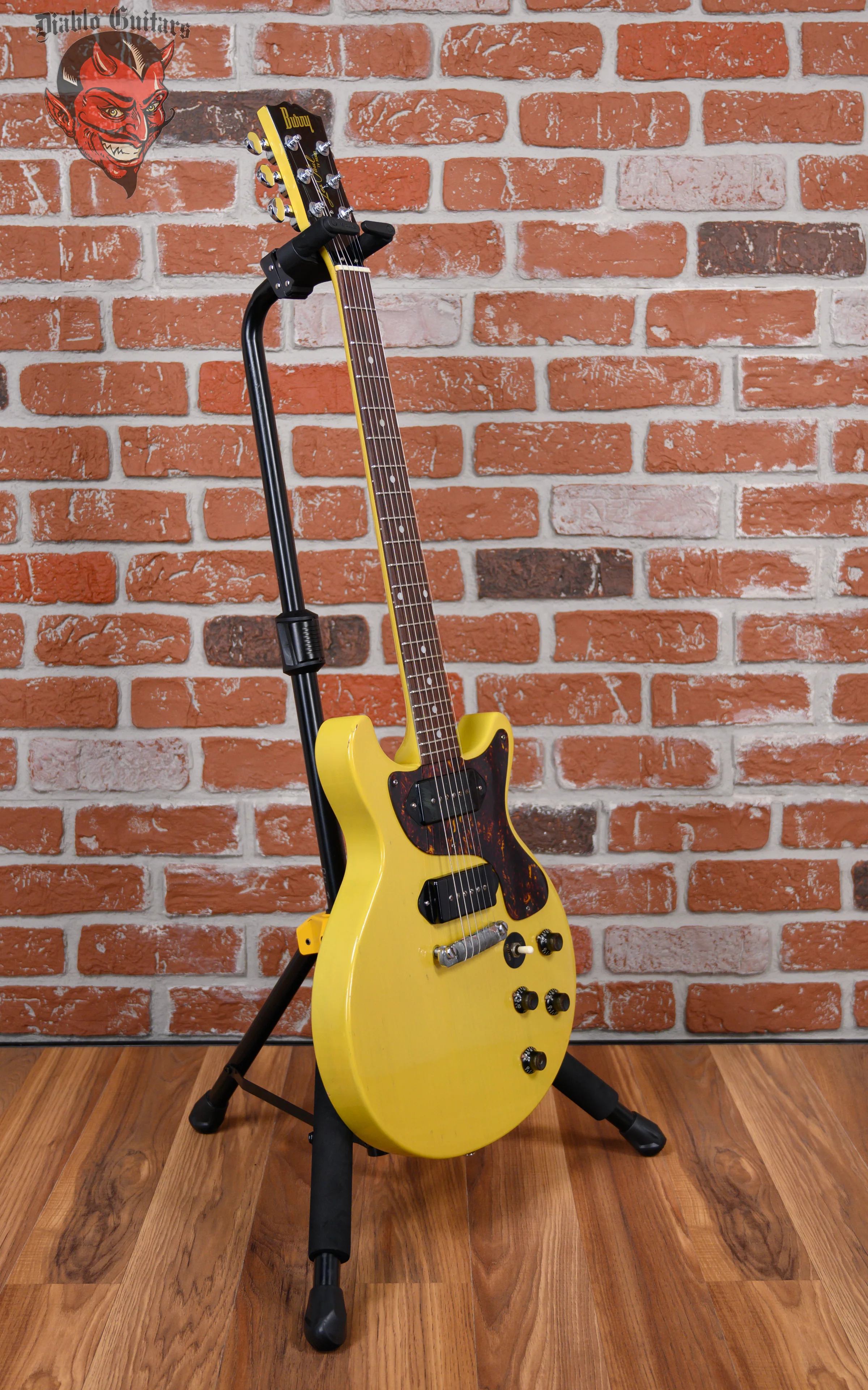 Burny Les Paul Junior FTV-90 Yellow 1973 w/HSC