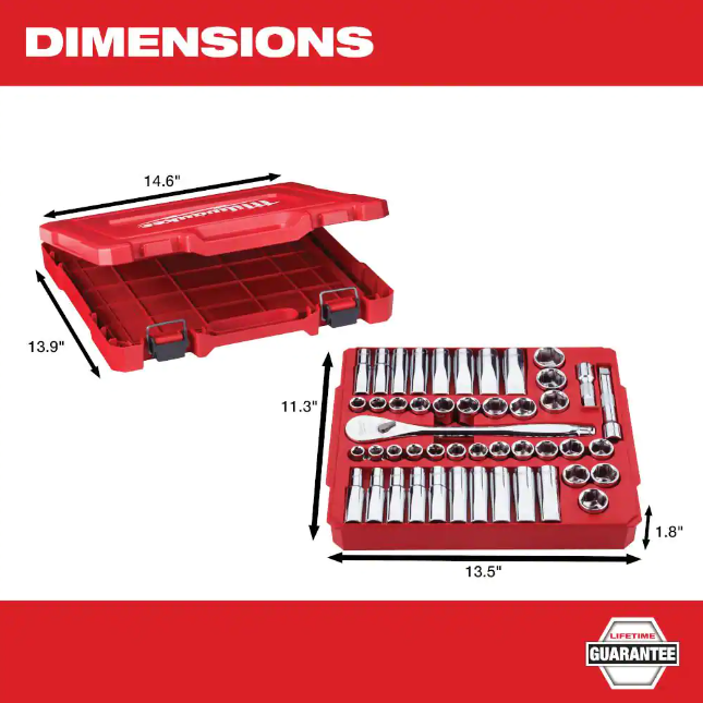 1/4 in. and 3/8 in. and 1/2 in. Drive SAE/Metric Ratchet and Socket Mechanics Tool Set (153-Piece)