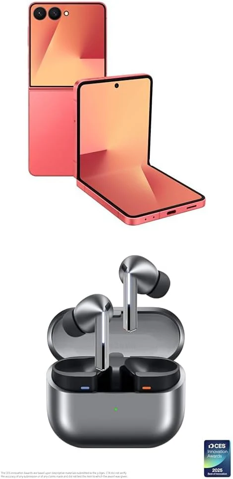 Samsung Galaxy Z Flip7 Cell Phone, 256GB AI Smartphone, Unlocked Android, high-res 50 MP Camera, Powerful Processor, Long Battery Life, 2025, US 1 Yr Manufacturer Warranty, Blue Shadow