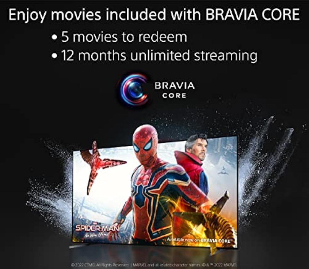 Sony 65 Inch 4K Ultra HD TV X95K Series: BRAVIA XR Mini LED Smart Google TV with Dolby Vision HDR and Exclusive Features for The Playstation® 5 XR65X95K- 2022 Model