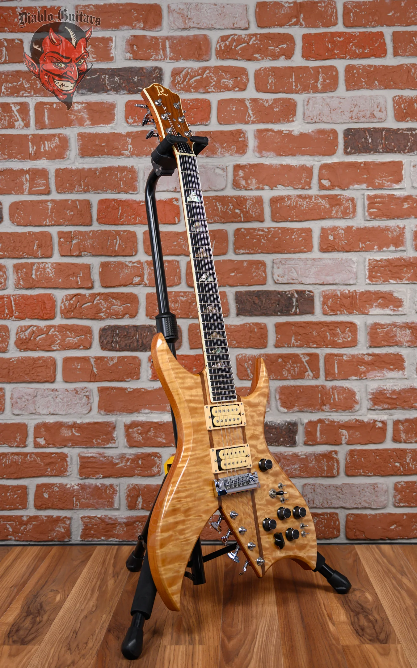 B.C. Rich Bich 10 Supreme Quilted Maple Top Natural 2004 w/OHSC