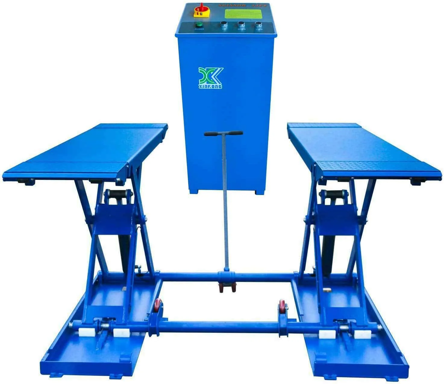 6600 lbs. Automotive Mid Rise Scissor Automotive Auto Car Lift 220V with 12 Months Parts Replacement