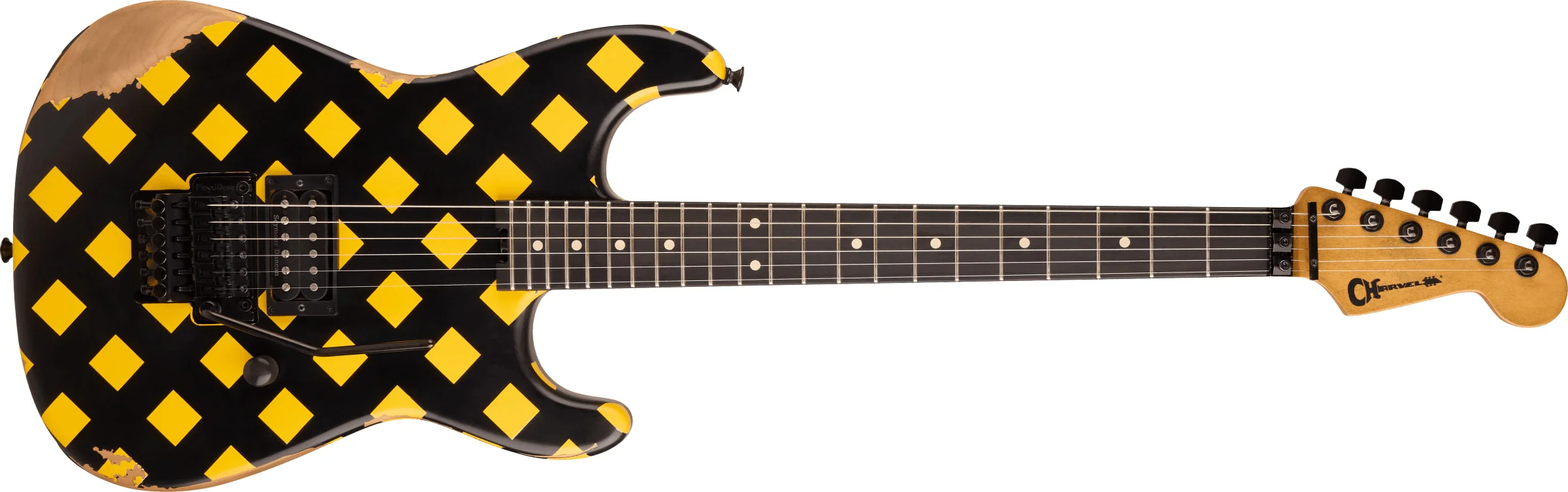 Charvel Super-Stock San Dimas Style 1 H FR EB Diamond Life Distressed Nitro 2025 w/OSSC