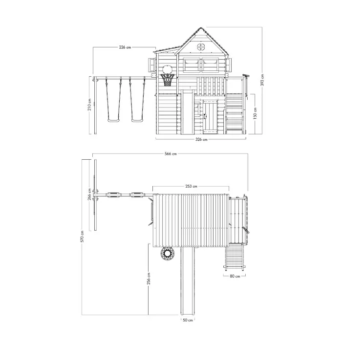 Tower playhouse Wickey Smart ArtHouse