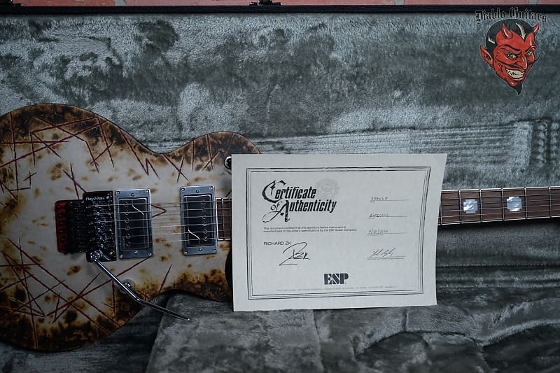 ESP RZK-II Burnt Richard Z Signature Distressed & Burnt 2024 w/OHSC