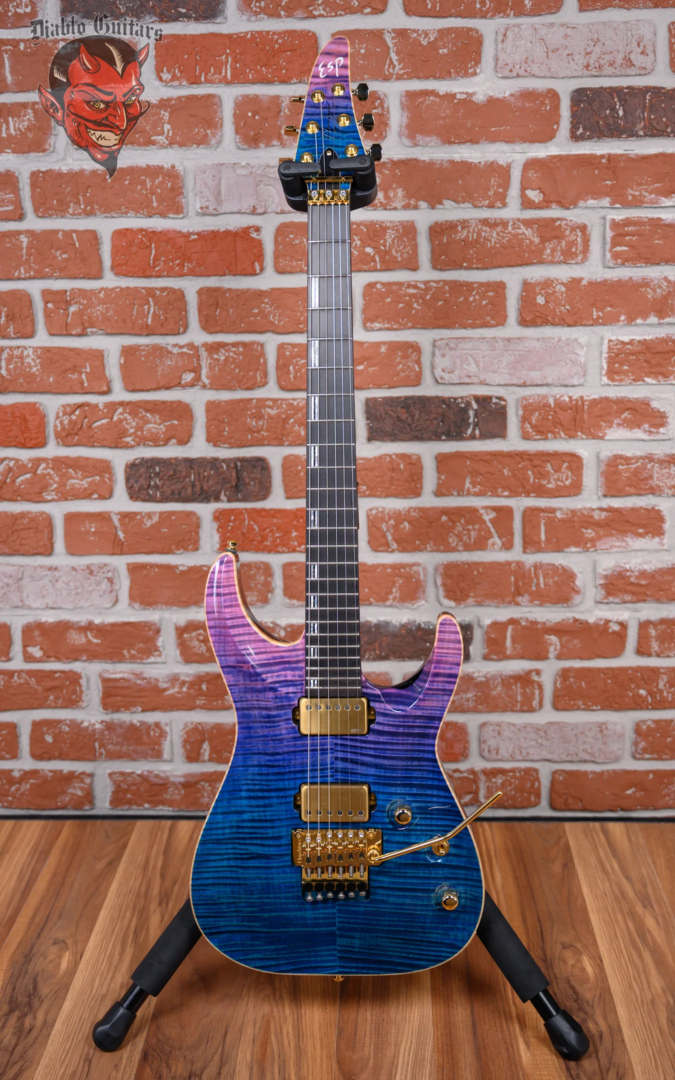 ESP Original Series Horizon-CTM FR/FM Flamed Maple Top See Thru Pink-Purple Gradation 2021 w/OHSC