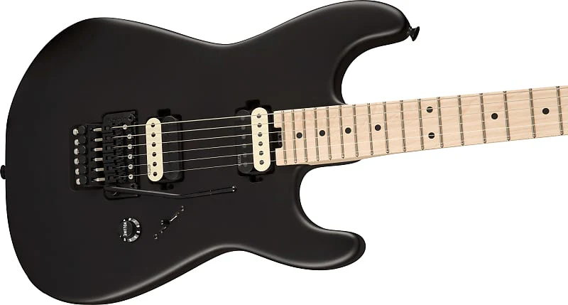 Charvel Jim Root Signature Pro-Mod San Dimas Style 1 HH FR E Satin Black 2022 w/ Softshell Case
