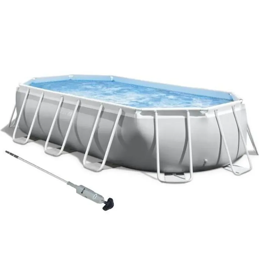 Intex - 26796NP - Kit piscine prism frame ovale tubulaire 5,03 x 2,74 x 1,22m