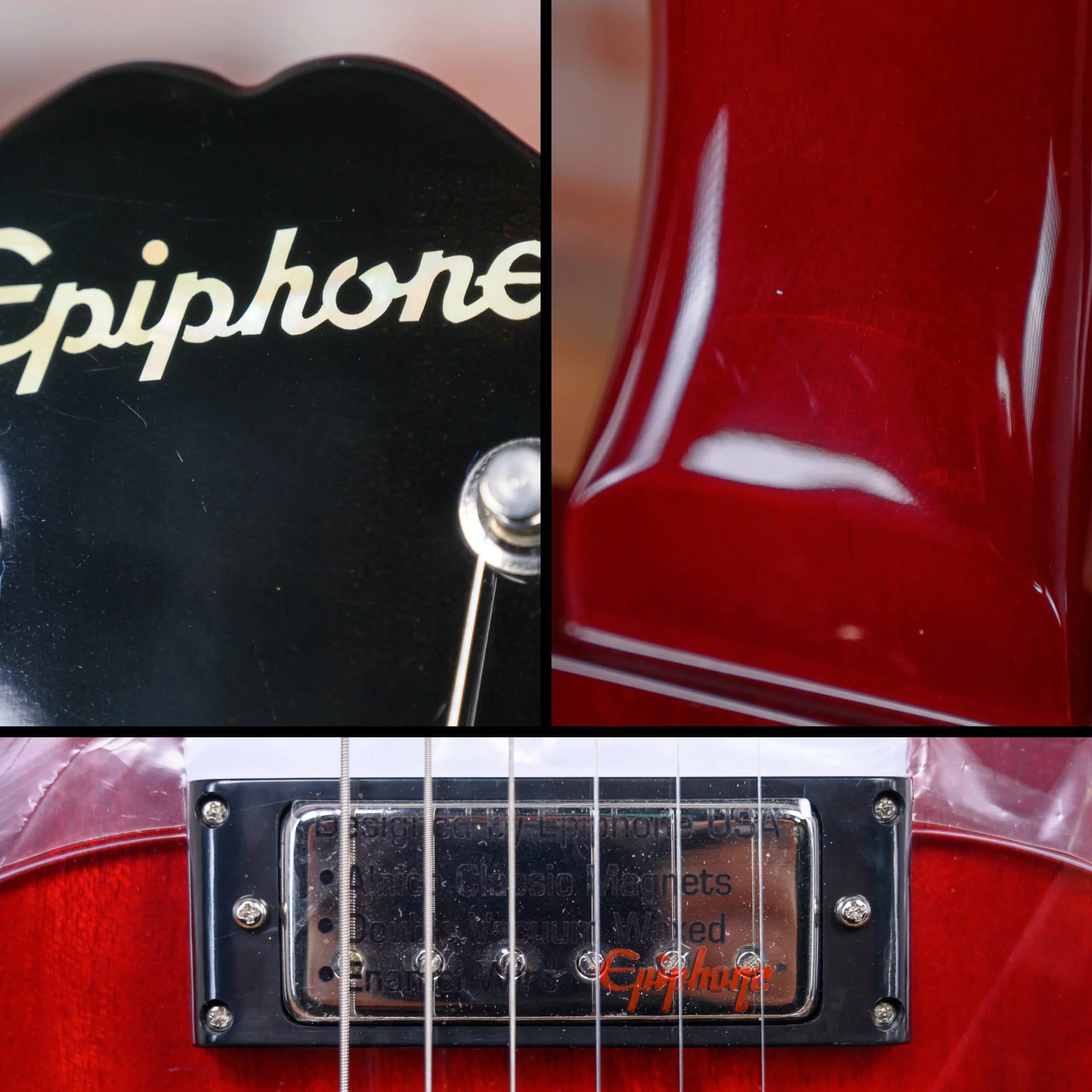 Epiphone 50th Anniversary 1962 Crestwood Custom Reissue Cherry 2014 w/OHSC