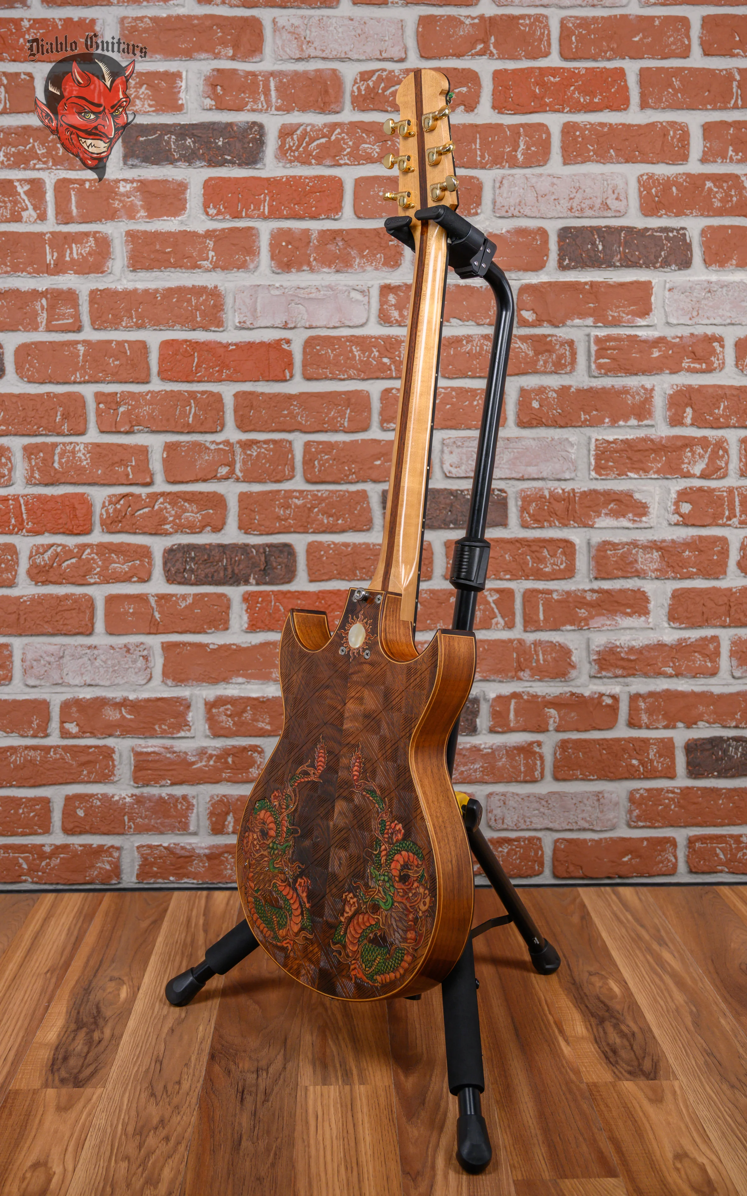 Blueberry Semi-Hollow Dragon Natural 2022 w/Gigbag