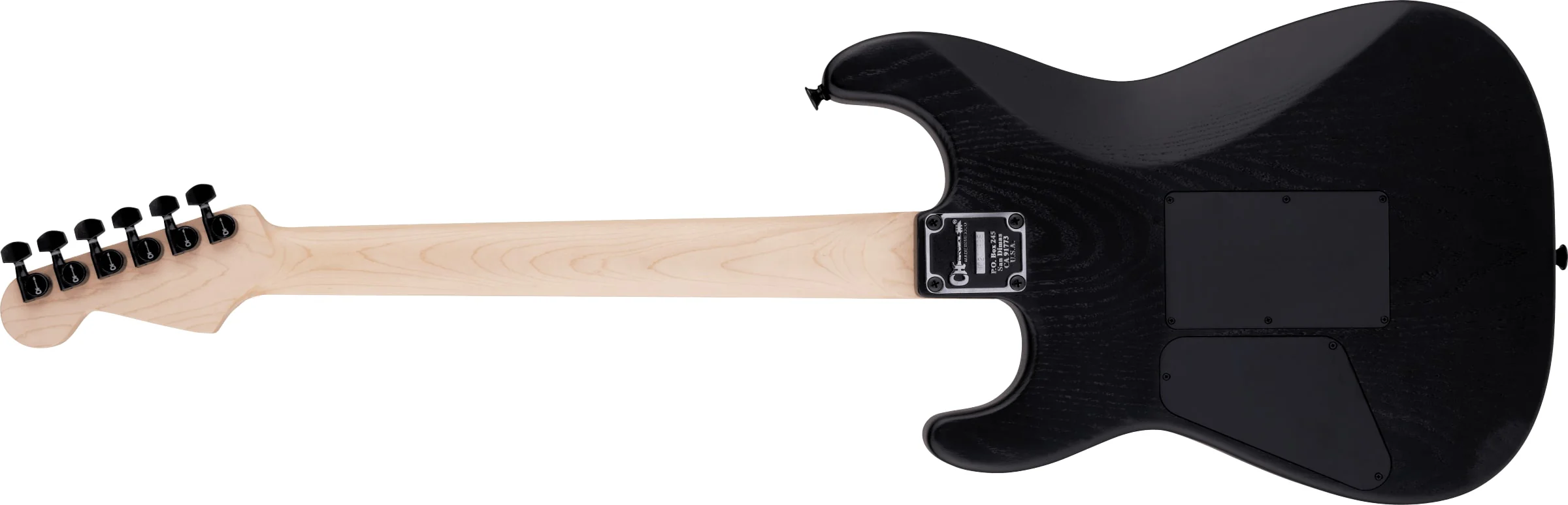 Charvel Pro-Mod San Dimas Style 1 HSS FR Sassafras Satin Black 2022 w/ Free Gator Hard Shell Case