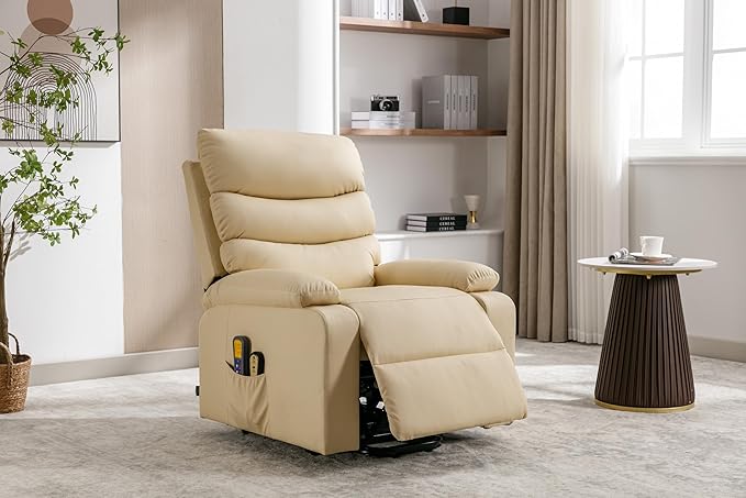 ASTAN HOGAR Relaxation Chair with Self-Help Function (Lifts People), Electric Reclining, Massage and Thermotherapy