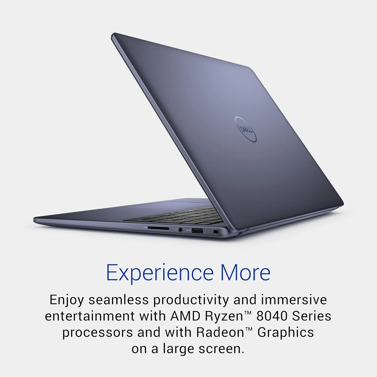 Dell Inspiron 16 5645 Laptop - 16.0 16:10 FHD+ (1920 x 1200) Display, AMD Ryzen 7-8840U, 16GB DDR5 RAM, 1TB SSD, AMD Radeon Graphics, Windows 11 Home, Onsite & Migrate Services - Midnight Blue