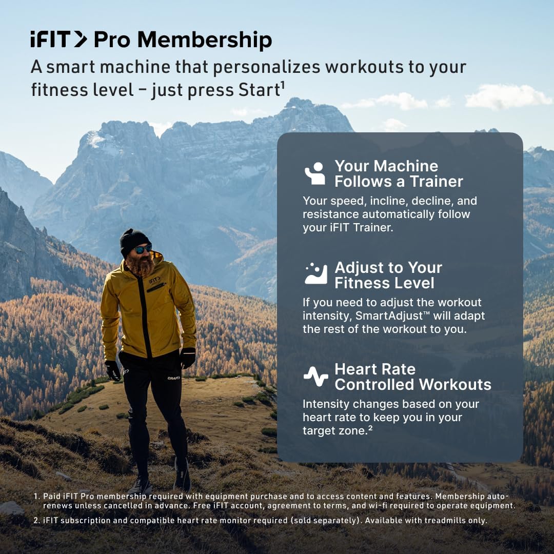 NordicTrack Commercial Series: Premium Foldable Treadmills, Incline & Decline, iFIT Membership Required to Access iFIT Content & Features