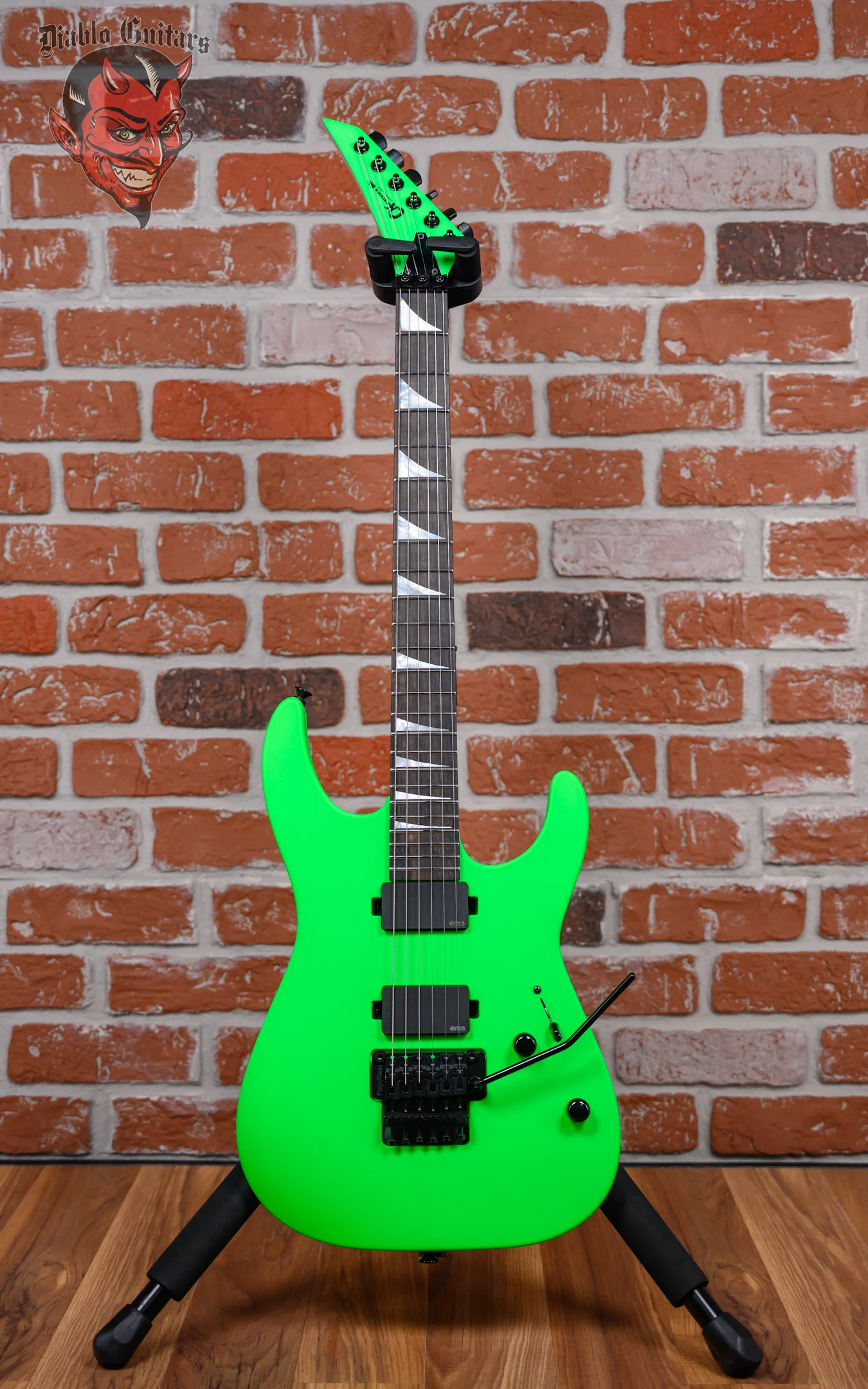 Charvel USA Custom Shop DK24 2H FR PH Satin Neon Green 2025 w/OHSC