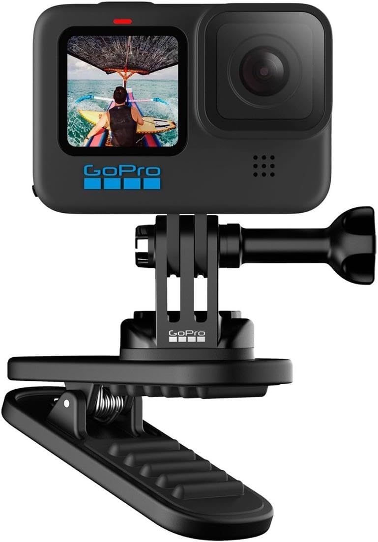 GoPro HERO10 Black - Waterproof Action Camera with Front LCD and Touch Rear Screens, 5.3K60 Ultra HD Video, 23MP Photos, 1080p Live Streaming, Webcam, Stabilization