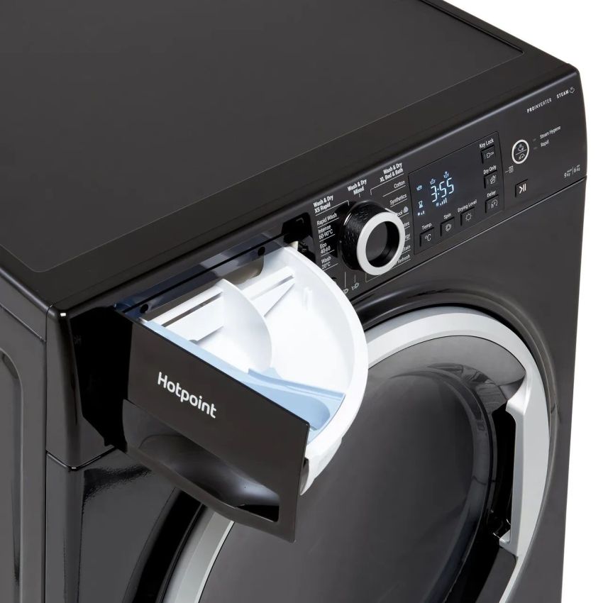 Hotpoint NDB9635BSUK 9Kg / 6Kg Washer Dryer With 1400 Rpm - Black