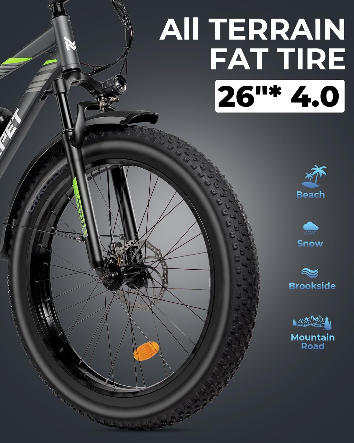 Mukkpet Suburban 750W Electric Bike for Adults