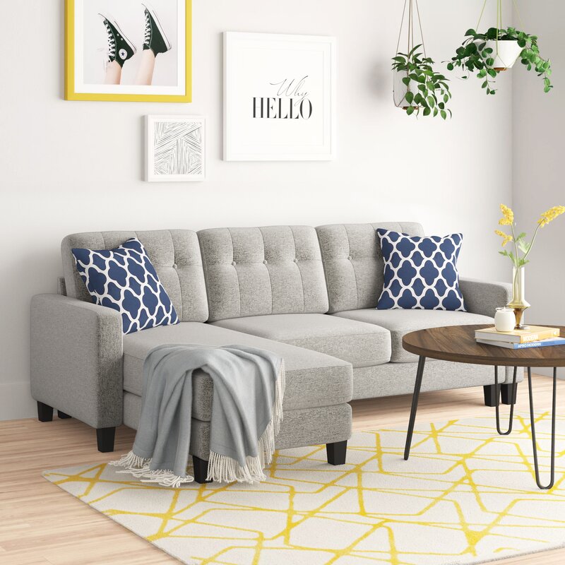 Yadira 84′′ Wide Reversible Sofa & Chaise