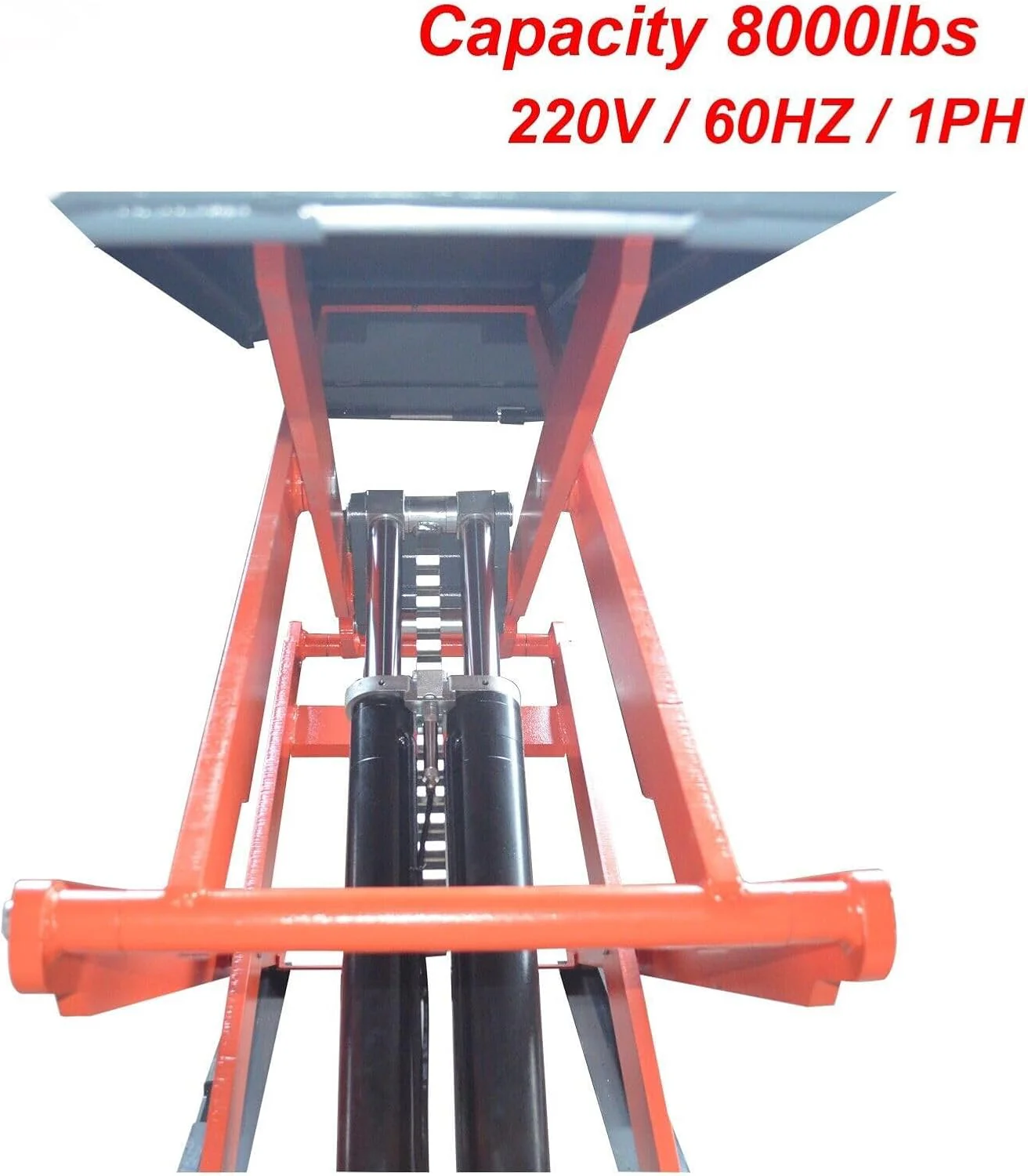 KT-X95 Full Rise Scissor Lift Mid Rise Lift Auto Car Lift Electric Lock Release 220V