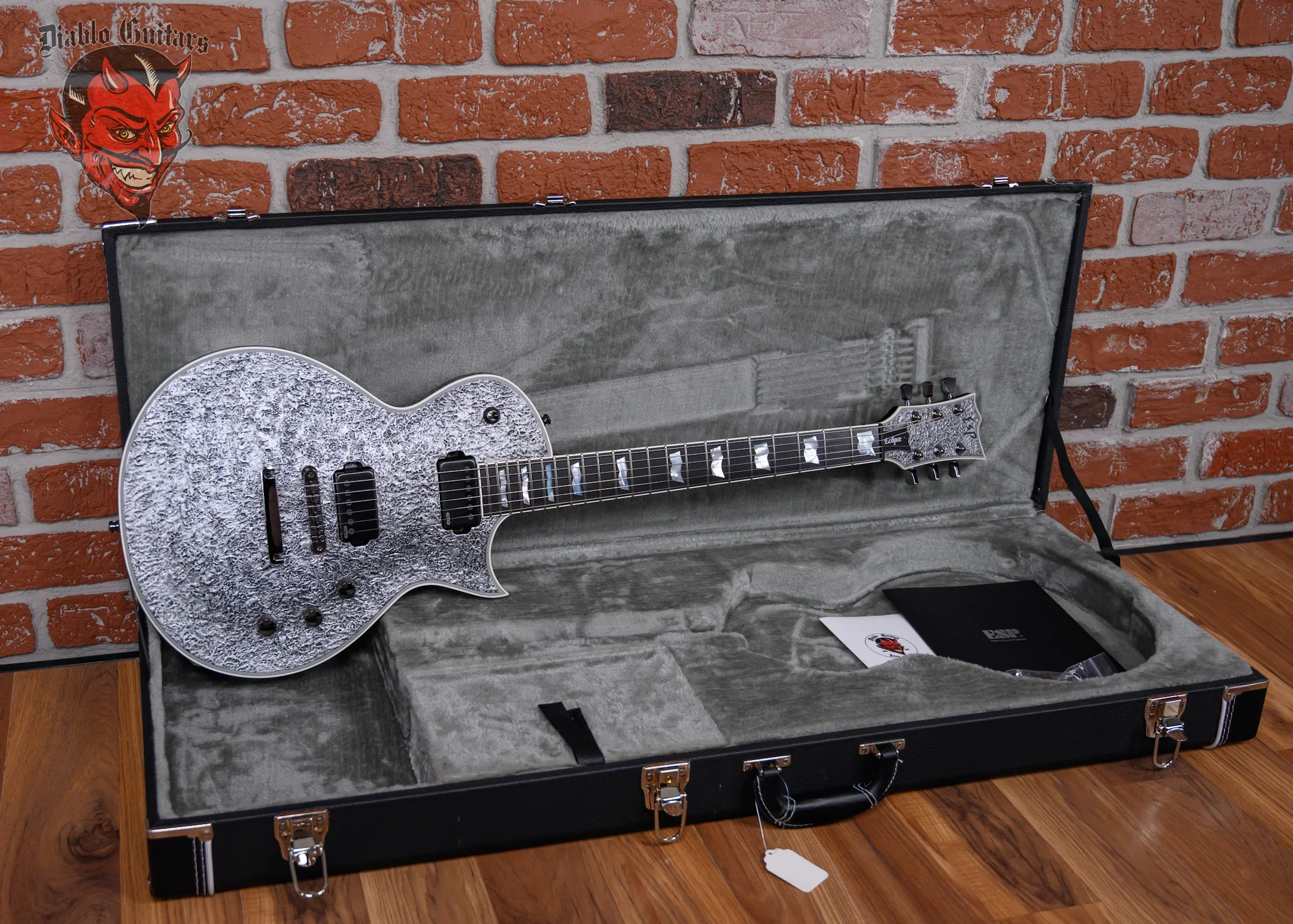 ESP Original Series Eclipse CTM DB Cast Metal Silver 2023 w/OHSC