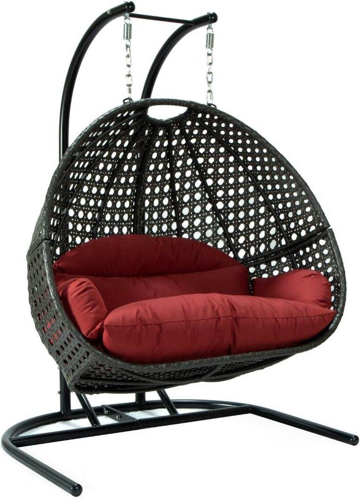 2-Person Wicker Hanging Swing Chair