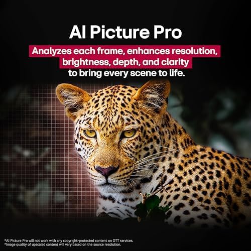 LG 42-Inch Class OLED evo AI 4K C5 Series Smart TV w/Dolby Atmos, Dolby Vision, HDR10, AI Super Upscaling 4K, Filmmaker Mode, Wow Orchestra, Alexa Built-in (OLED42C5PUA, 2025)