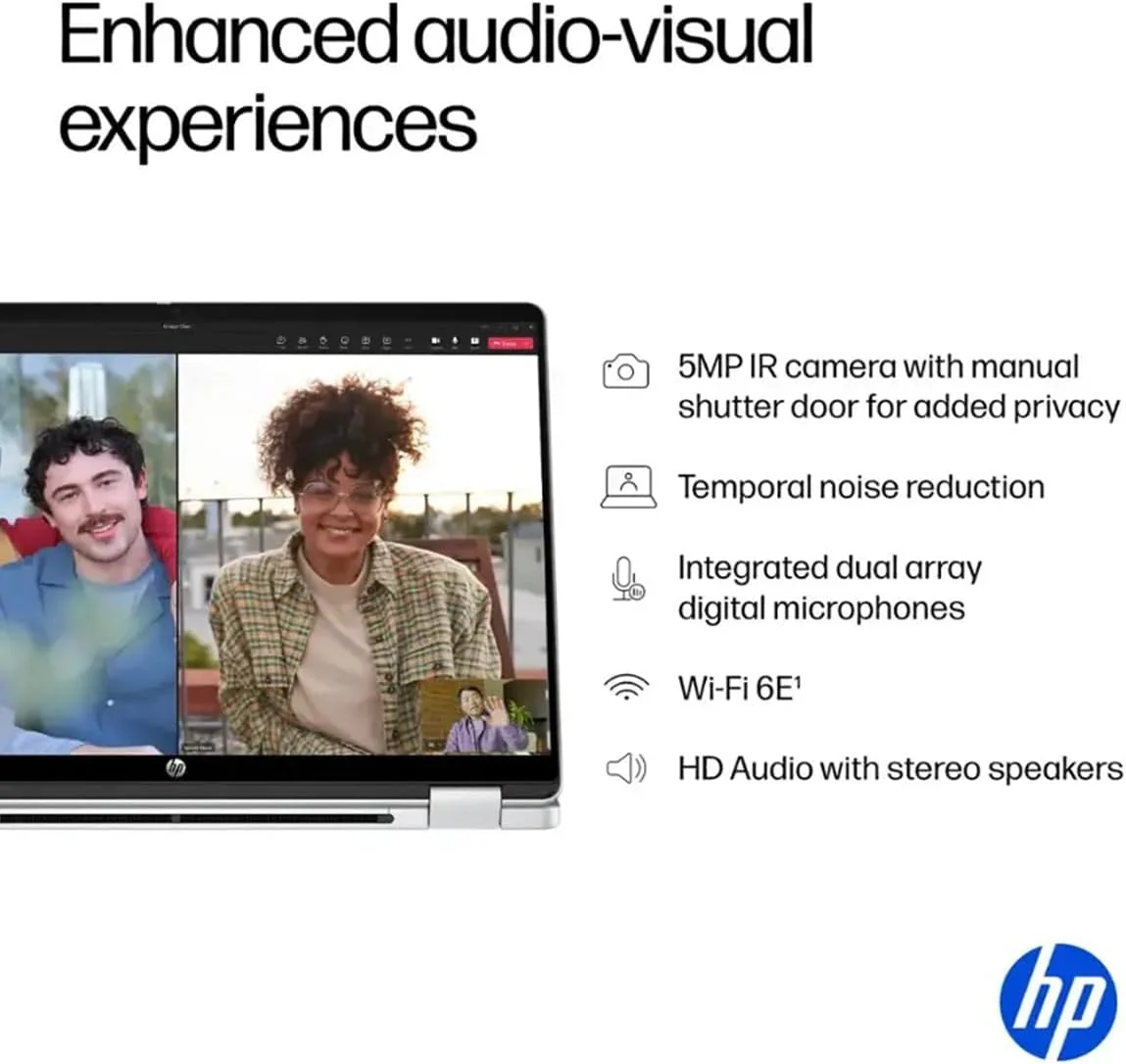 2025 HP OmniBook 5 Flip (Next Gen Envy x360) 2-in-1 Touchscreen AI PC Laptop (14