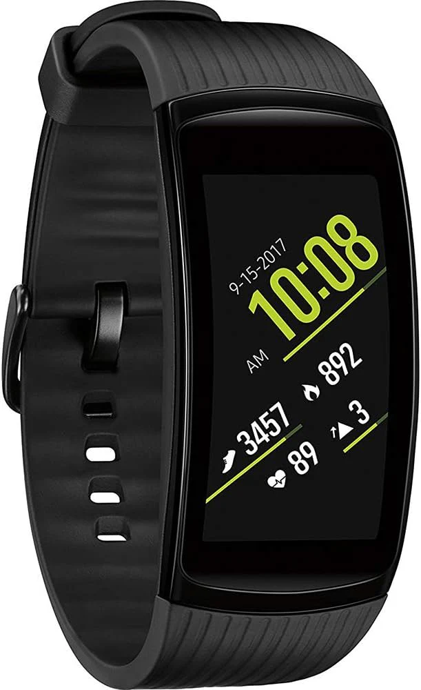 SAMSUNG Gear Fit2 Pro Smartwatch Fitness Band (Large), Liquid Black, SM-R365NZKAXAR – US Version with Warranty
