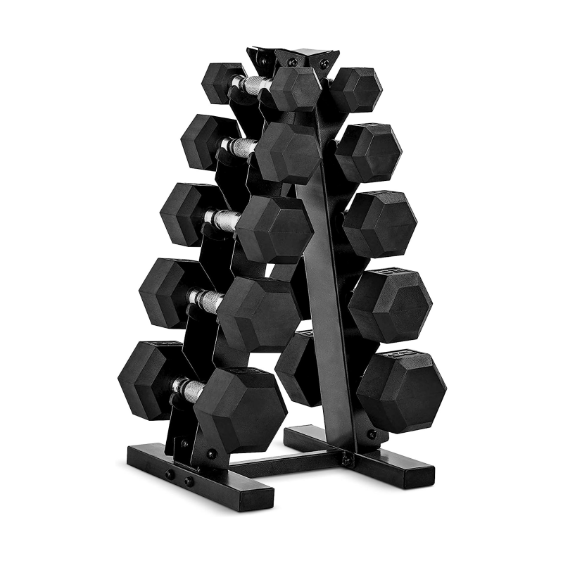 CAP Barbell Dumbbell Set with Rack | Multiple Options in 150lbs and 210lbs