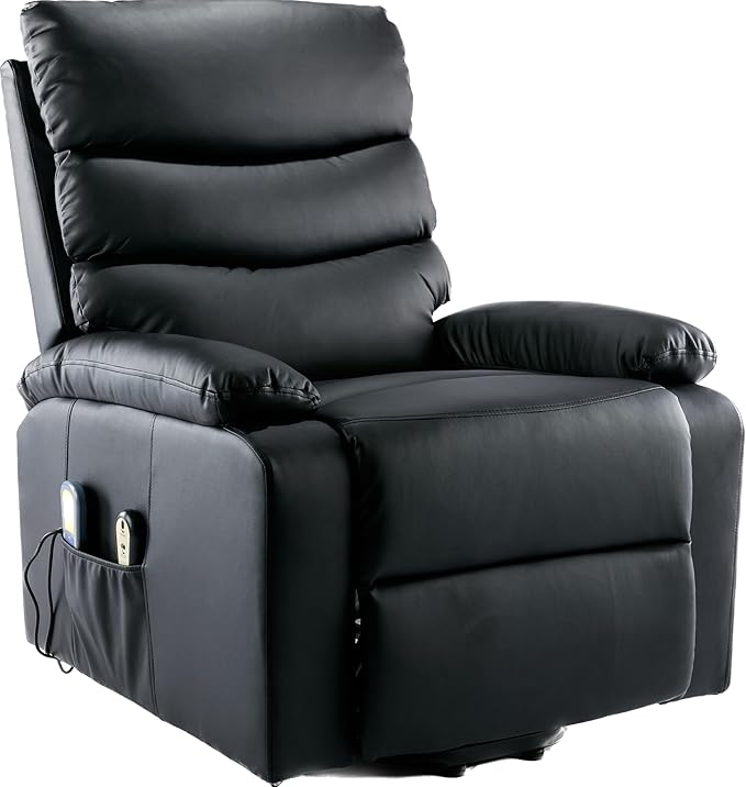 ASTAN HOGAR Relaxation Chair with Self-Help Function (Lifts People), Electric Reclining, Massage and Thermotherapy