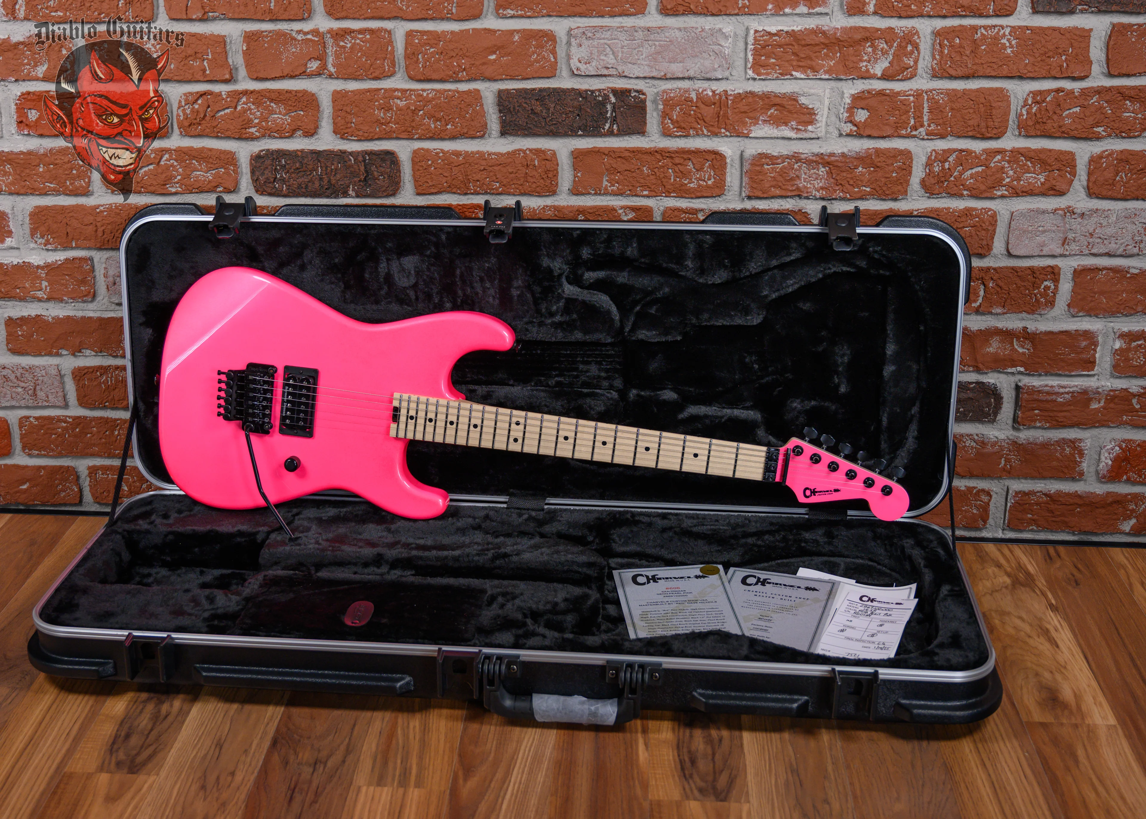 Charvel USA Custom Shop San Dimas Namm Edition #606 Master Built by ��Red�� Dave Nichols Neon Pearl Pink 2025 w/OHSC (B-stock)
