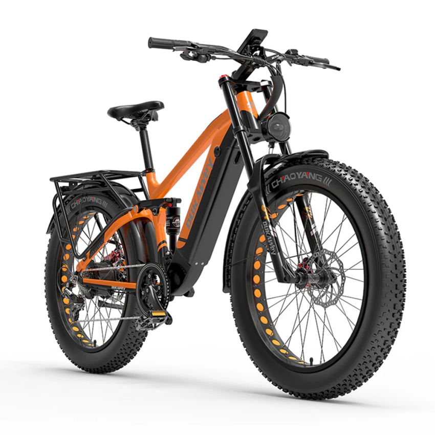 Dukawey Silvertip8 1000W 26" Fat Bike E-Mountainbike SUV E-bike 52V 20Ah Samsung Akku
