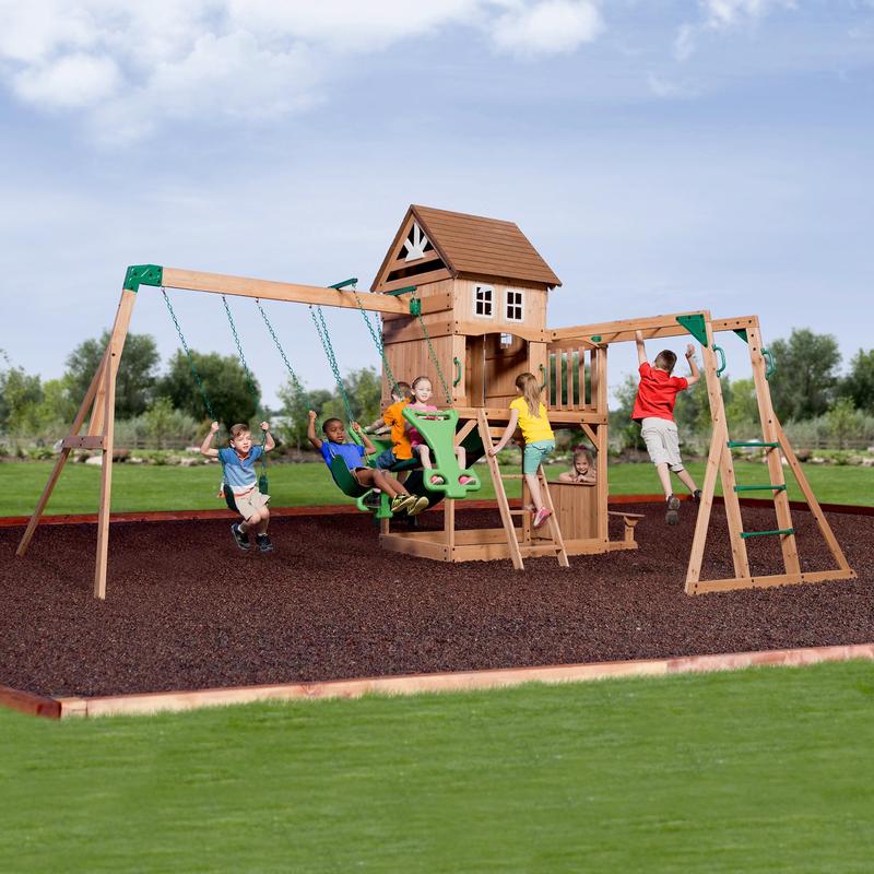 Montpelier Wooden Swing Set