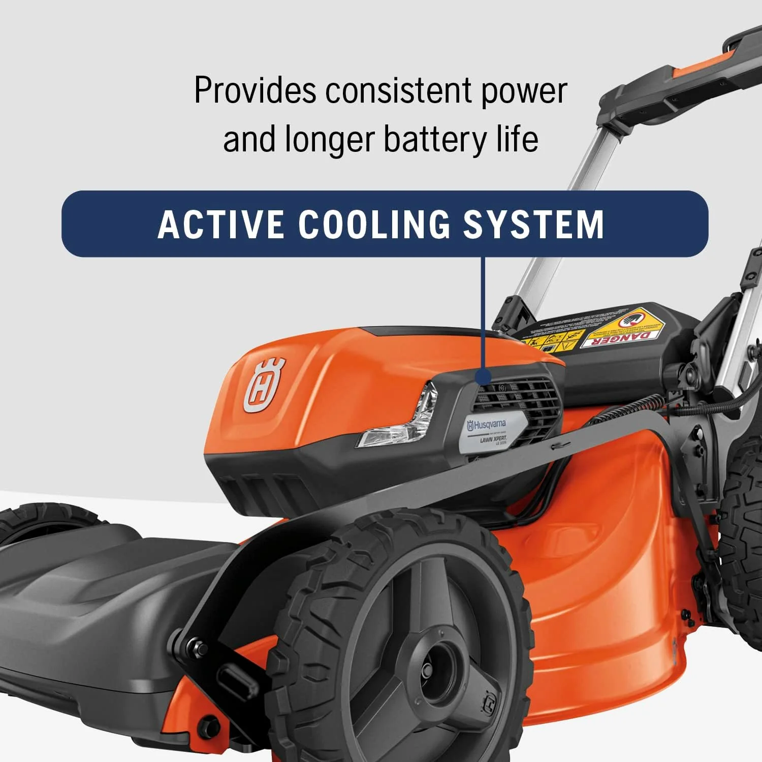 Husqvarna Lawn Xpert LE-322R Battery Powered Self Propelled Lawn Mower with Brushless Motor, Electric Lawn Mower for Small Yards (1/4-1/2 Acre), 40V Lithium-Ion Battery and Charger Included